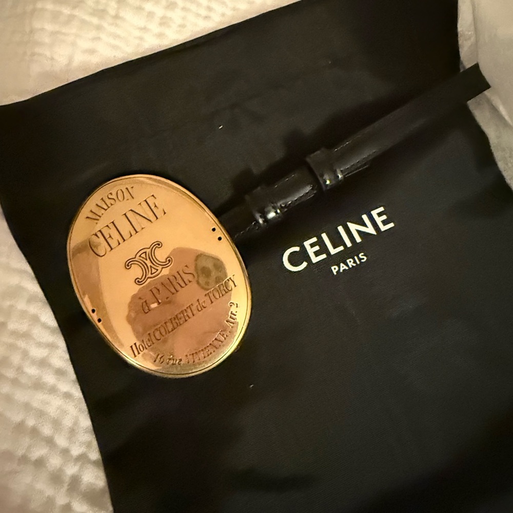 Celine Teen Belt with Gold Belt Buckle - Picture 7 of 13